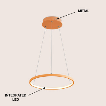 Brice Modern Contemporary Iron Integrated LED Pendant